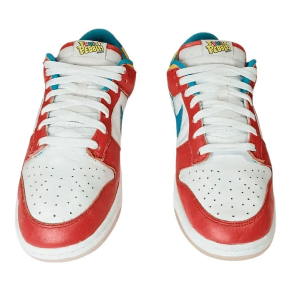 NIKE Dunk Low QS 'Lebron James Fruity Pebbles' Sneakers Size 10